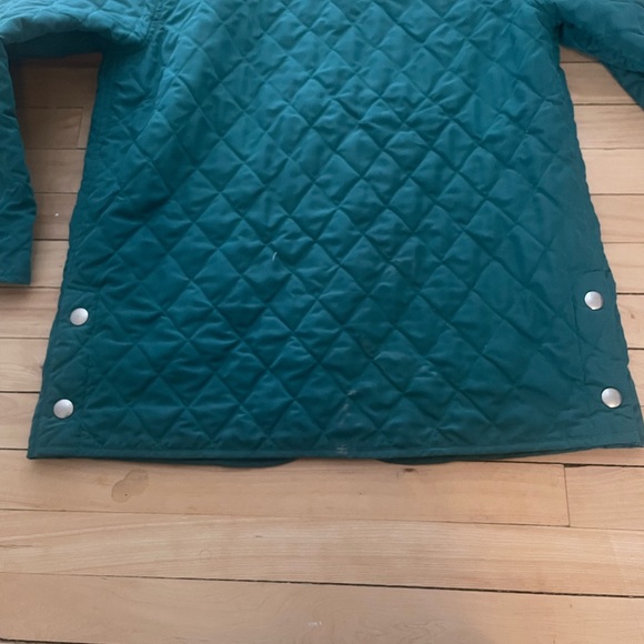 Quilted snap from jacket - blue green size medium - Picture 3 of 3